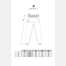 GRAFITOWE spodnie dresowe joggery z kieszeniami ocieplane MORAJ